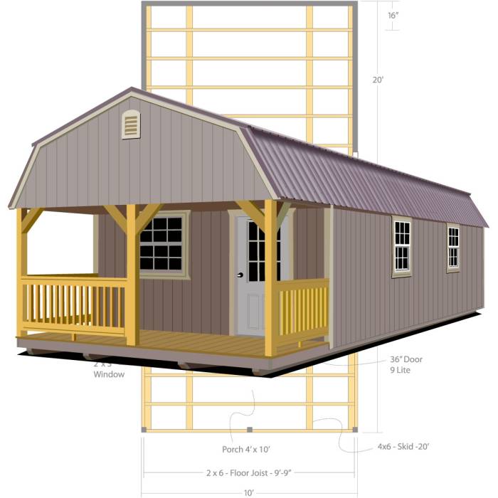 Lofted Cabin | Bulldog Buildings, LLC Product Image