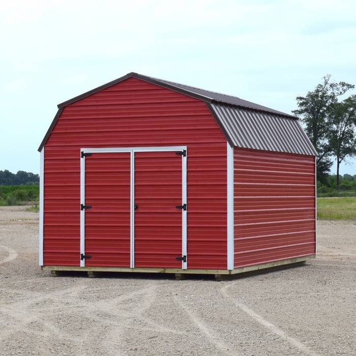 Metal Lofted Barn