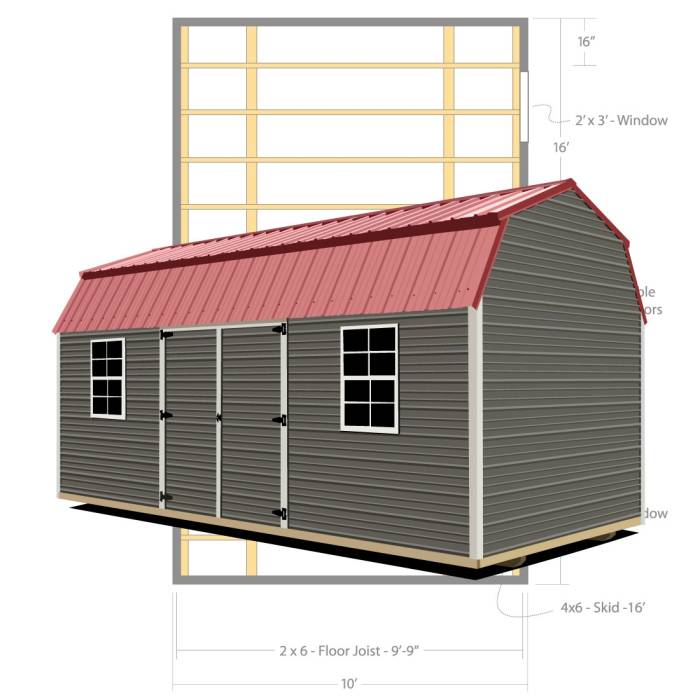 Metal Side Lofted Barn | Bulldog Buildings, LLC Product Image